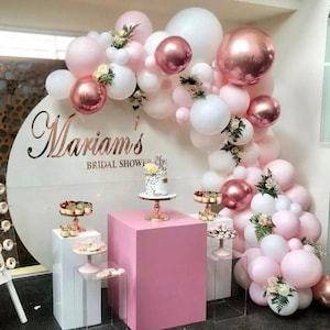 116 pcs Pink Balloon garland for party backdrop