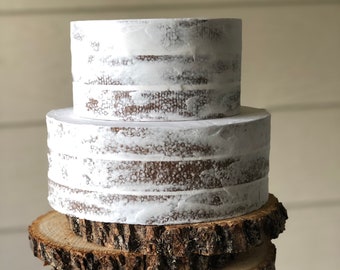 Faux Chocolate 3 tier Cake
