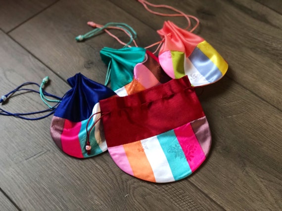Type2 traditional lucky pouch for hanbok dohl celebration