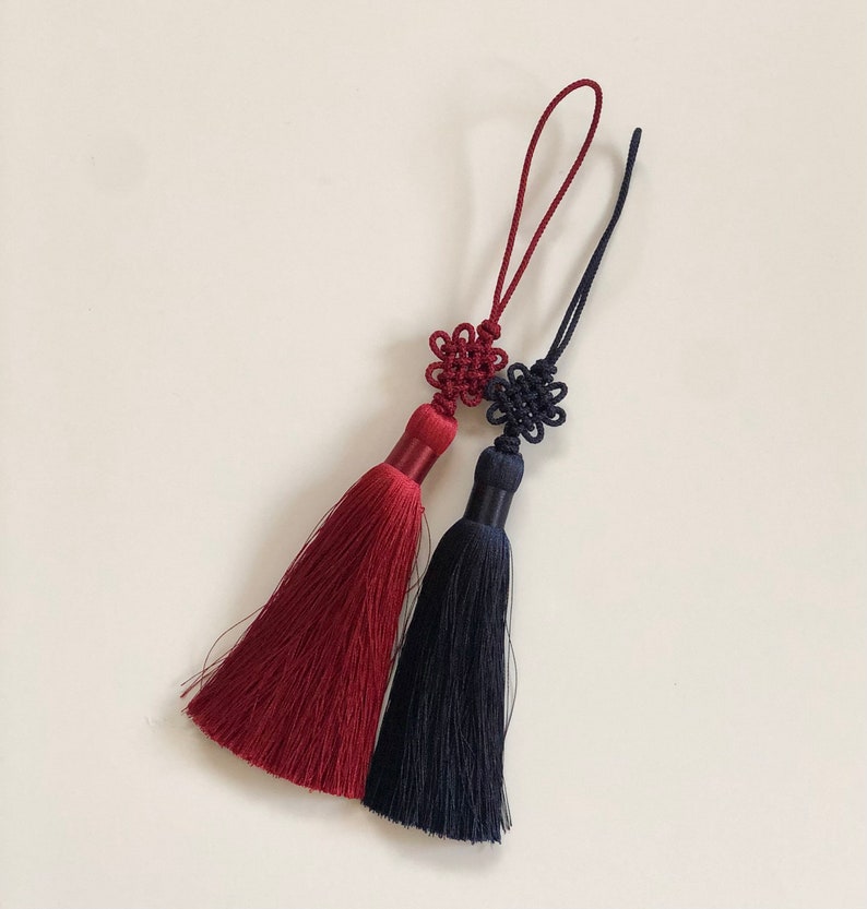 Korea Flower Knot Silky Tassel image 5