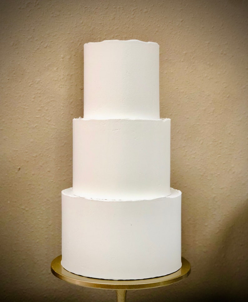 Rustic Edge Fake Wedding Cake for Display - Etsy