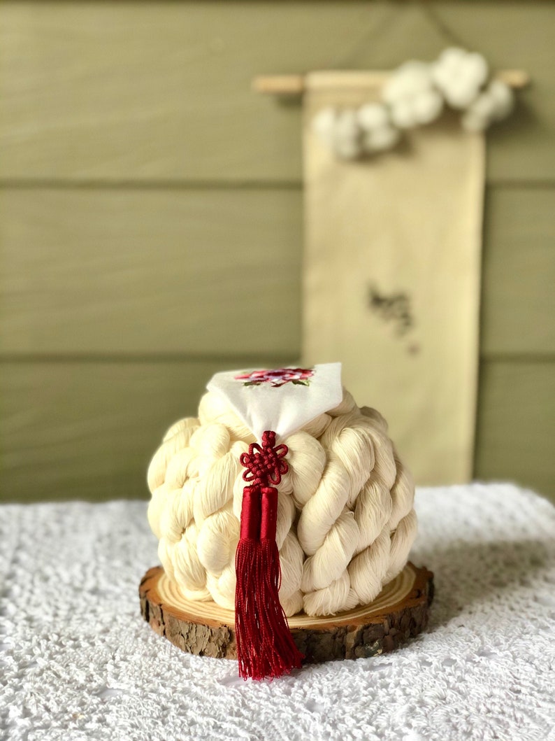 Type3 Korean yarn thread cake for dohl/100day. image 5