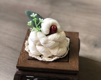 TYPE2] Korean yarn thread cake for Dohl birthday(1st birthday) / Dohljabi / 100th days party