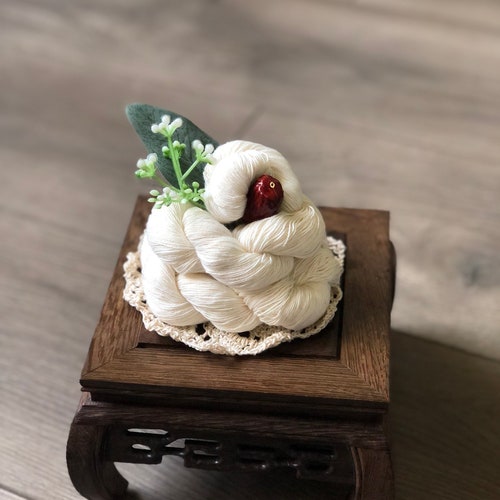 TYPE2 Korean Yarn Thread Cake for Dohl Birthday1st Birthday Etsy