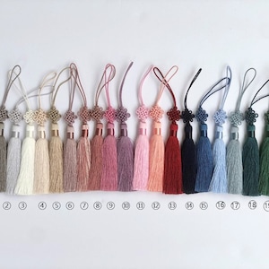 Korea Flower Knot Silky Tassel image 3