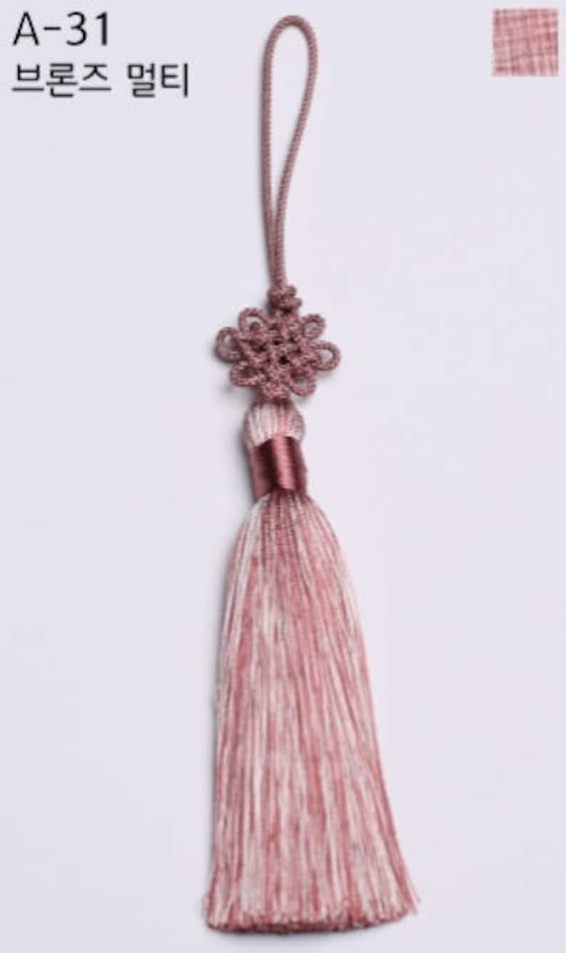 Korea Flower Knot Silky Tassel image 7