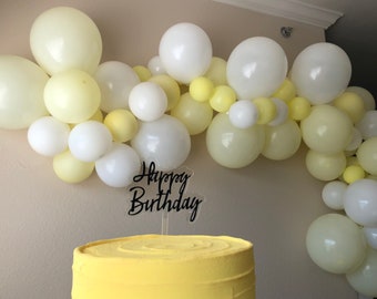 132pcs Yellow Balloon garland for party
