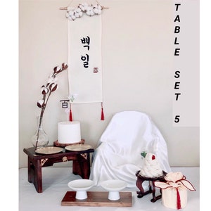 Table 5] Dohl/100day celebration table set
