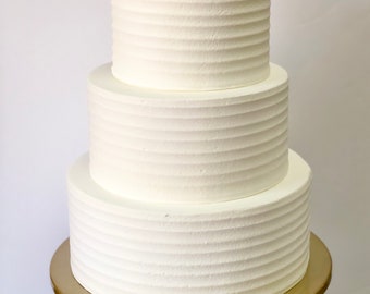 Type5] fake/faux cake : smooth horizontal texture(4inch thickness)