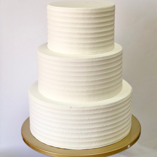 Type5] fake/faux cake : smooth horizontal texture(4inch thickness)