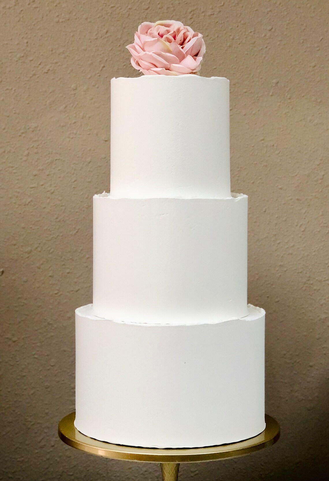 Rustic Edge Fake Wedding Cake for Display - Etsy