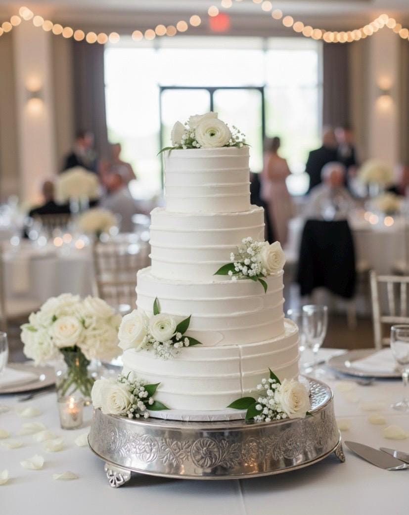 Type3] Fake/faux Cake : 6inch or 8inch or 10inch (white)/4inch