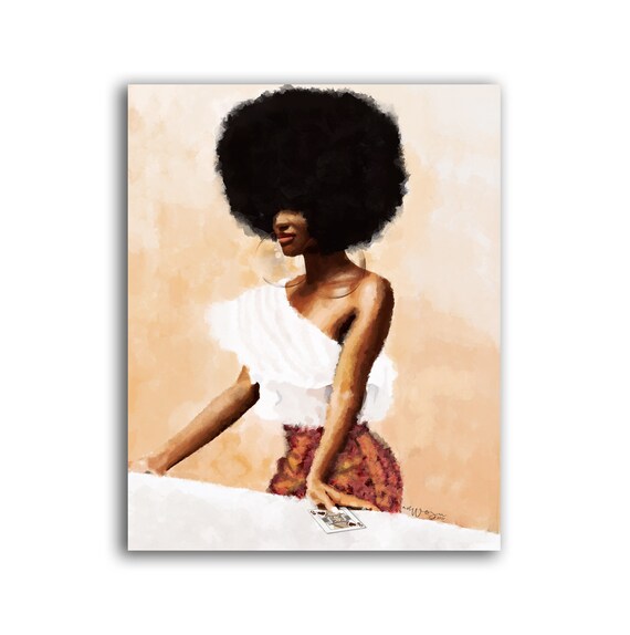 Queen Of Hearts African American Art Afrocentric Black Hong Kong - Afrocentric Home Decor Llc Queen Of Hearts African American Art Afrocentric Black Hong Kong - Afrocentric Home Decor Llc