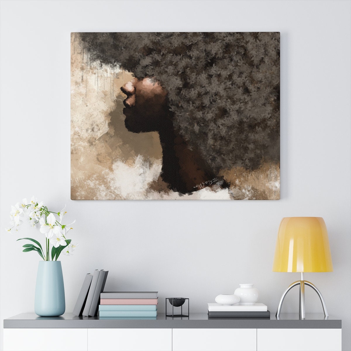 AFRICAN CANVAS ART Afro Art Framed African Art Luxury Wall Etsy