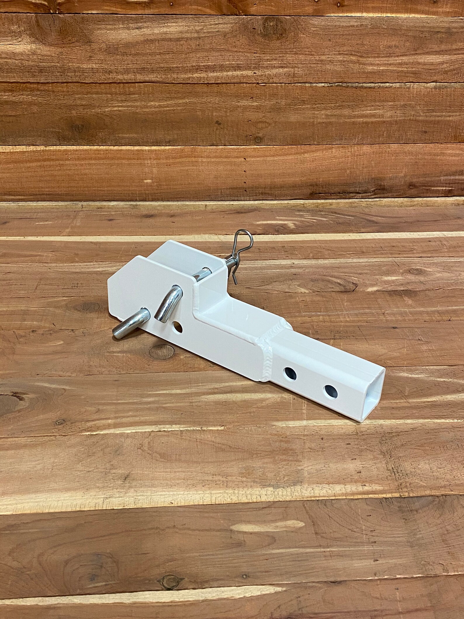 Gloss white tow hitch adapter flip up receiver 90 deg fold Etsy