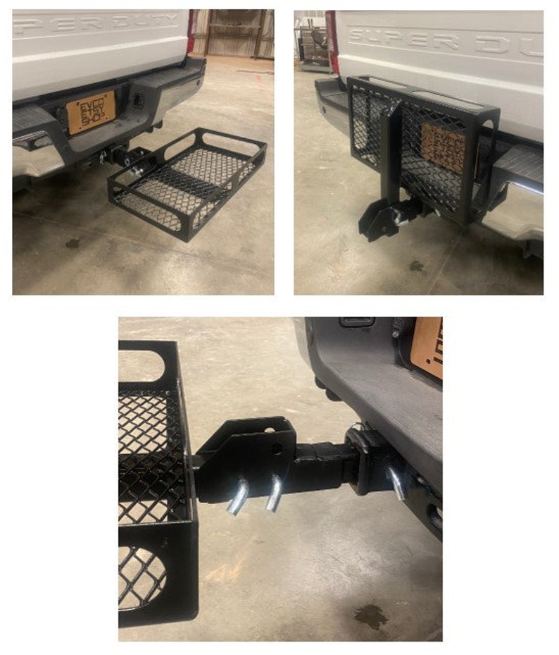 Folding Hitch Receiver Gloss Black Tow Hitch Adapter Flip Etsy