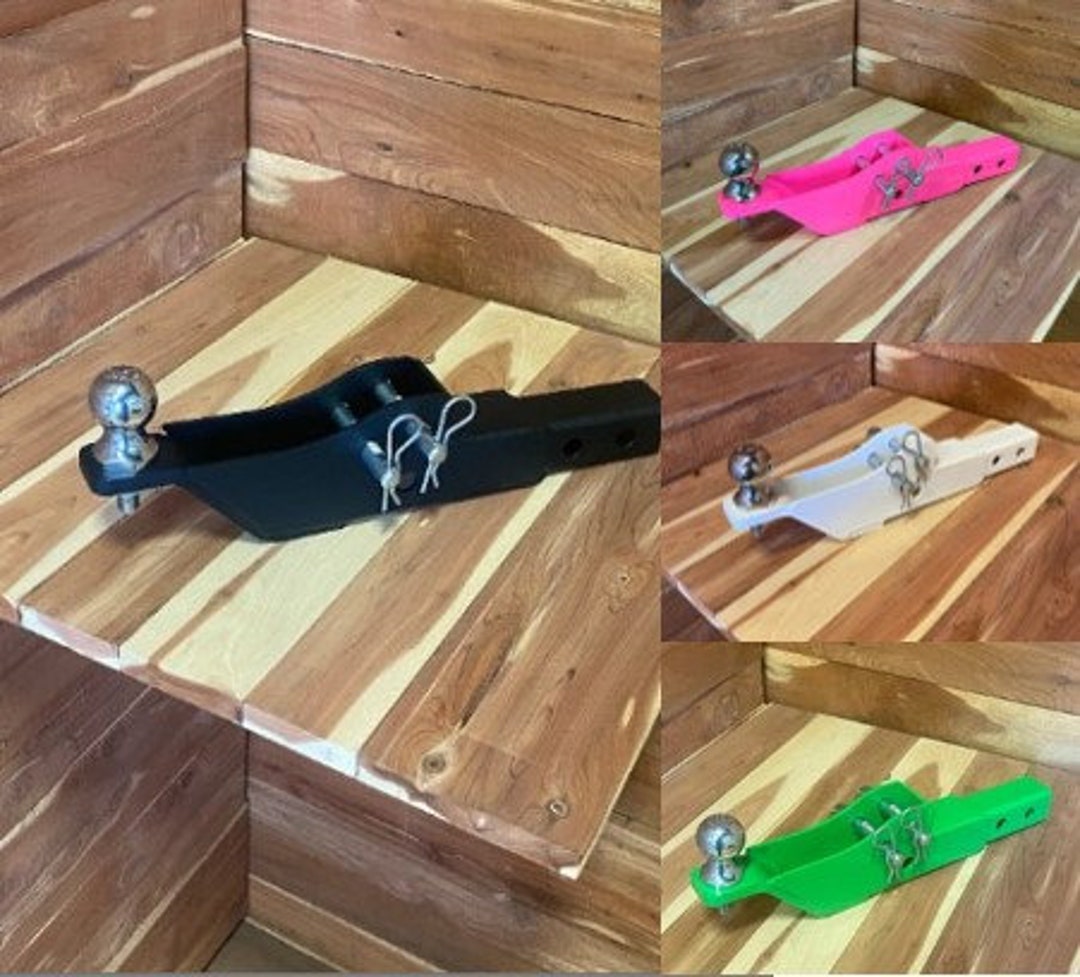 Folding Hitch Receiver, FLIP N PULL Ball Hitch, 45 Deg Fold up Hitch, 2