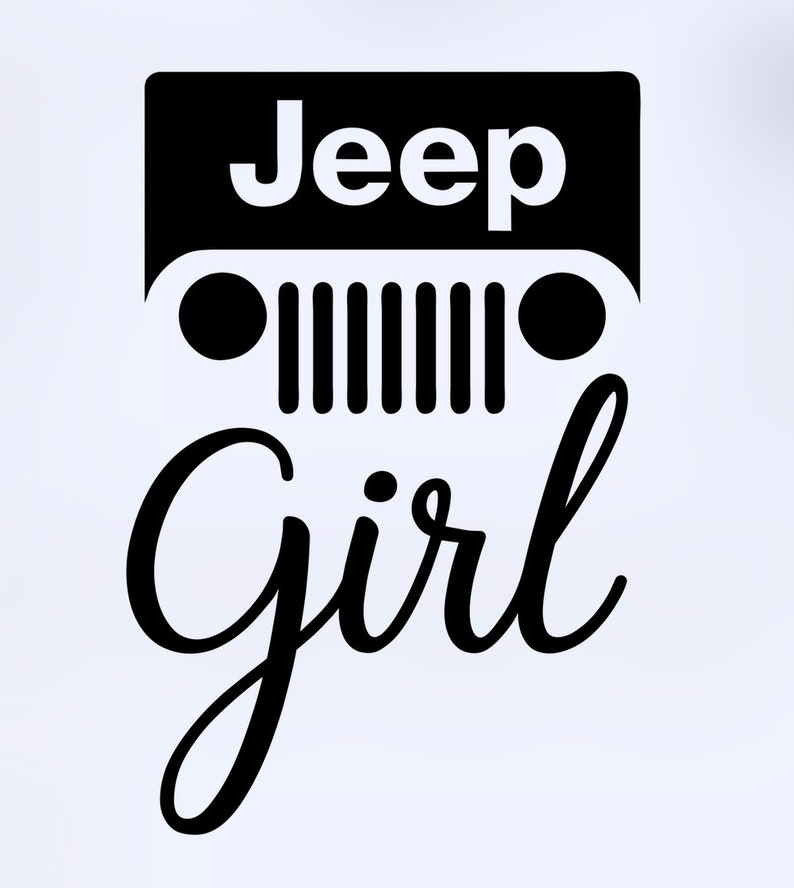 Download Free Svg Jeep Girl Car Decal Shirt Design Etsy SVG Cut Files