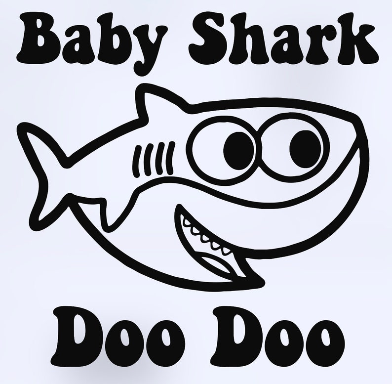 Baby Shark SVG Decals