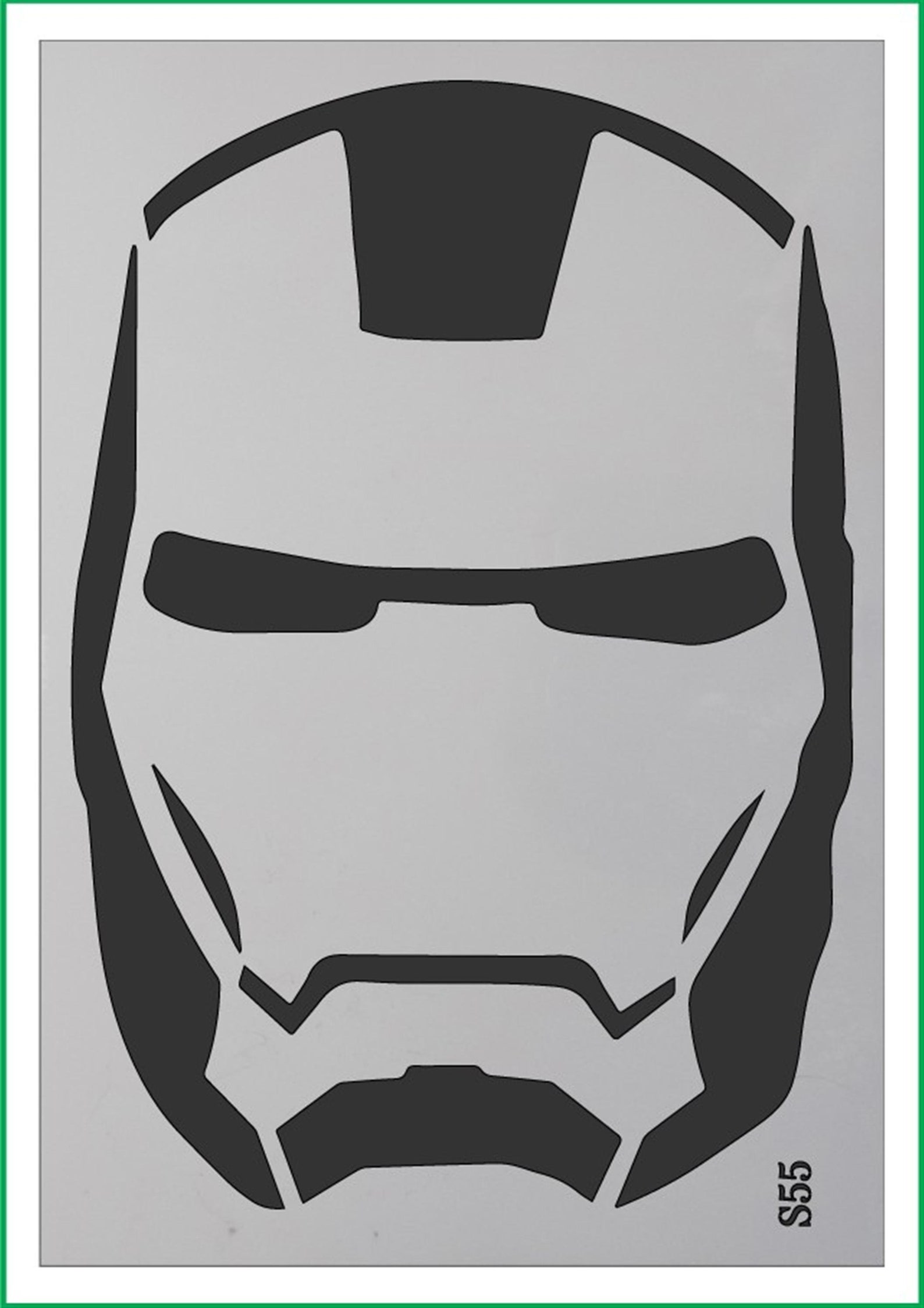 Iron Man Print Mylar Stencil 190 Micron Mylar A4 A3 A2 A1 A0 Etsy iron-man-print-mylar-stencil-190-micron-mylar-a4-a3-a2-a1-a0-etsy