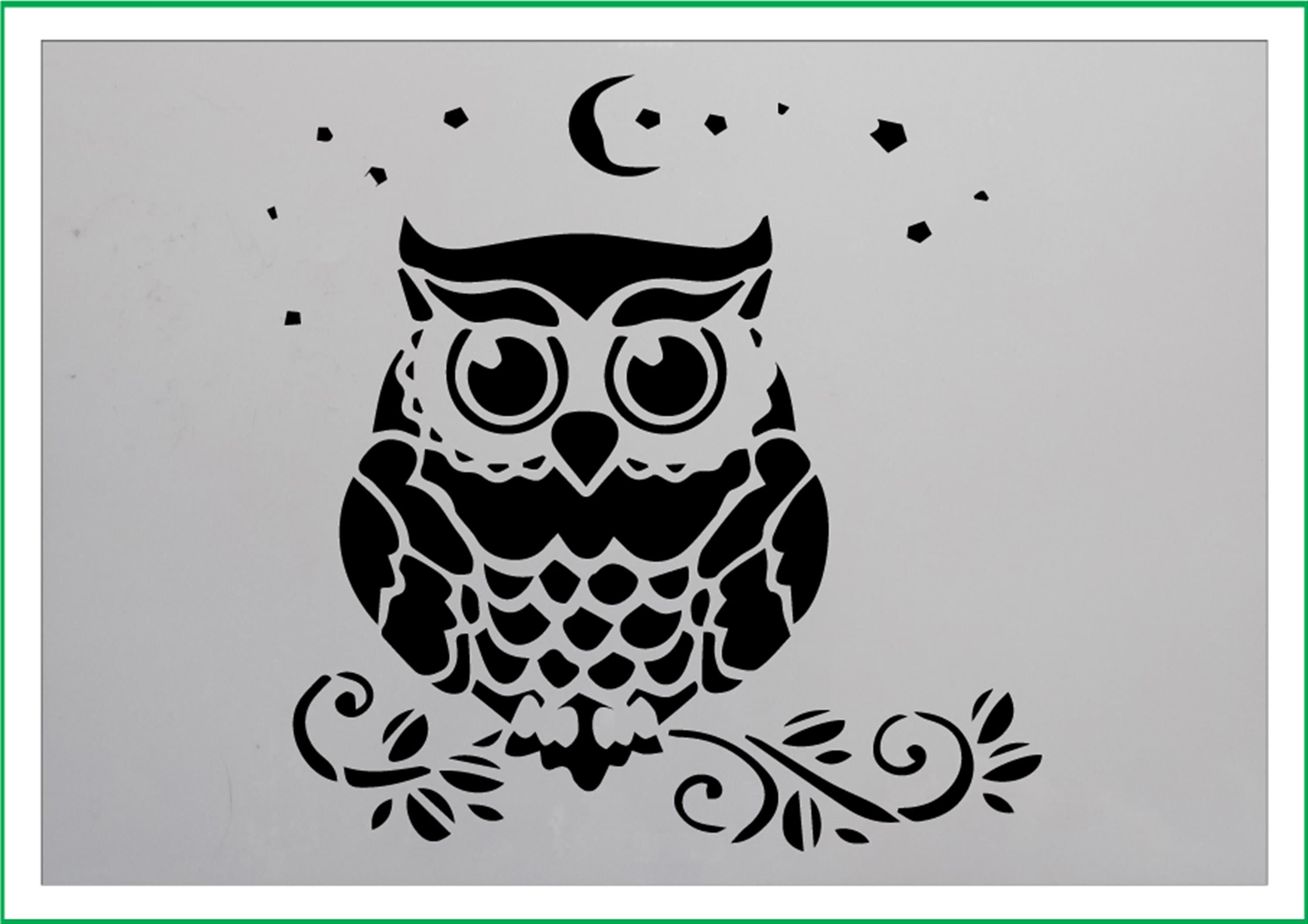Cute Owl Stencils