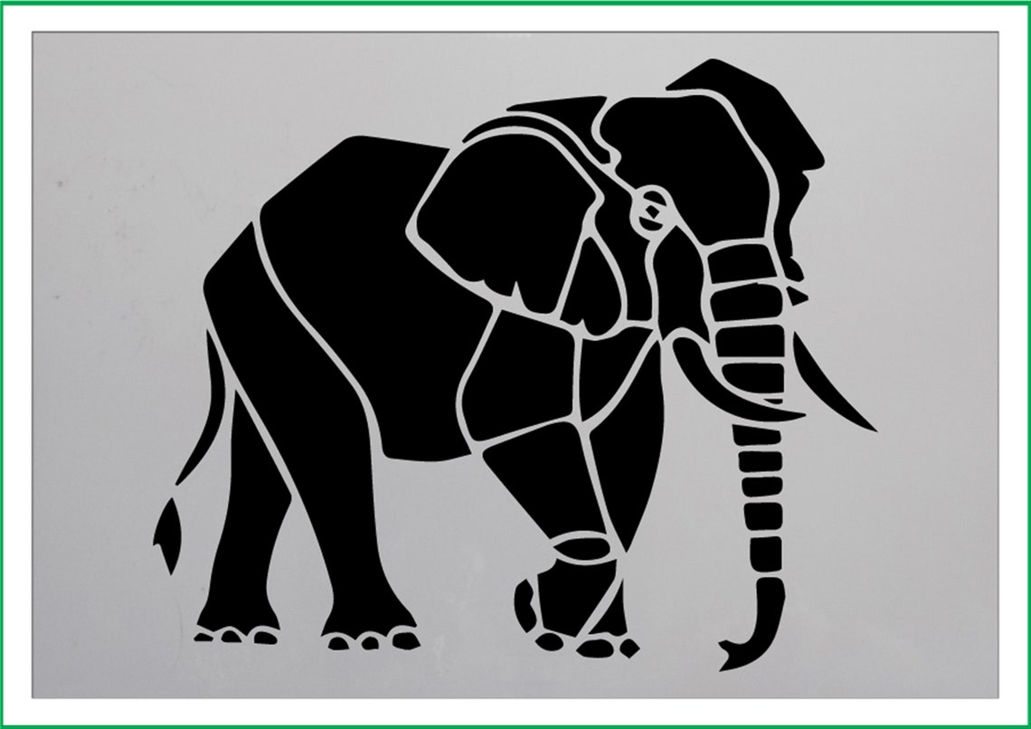 elephant-print-mylar-stencil-190-micron-mylar-a4-a3-a2-a1-a0-etsy