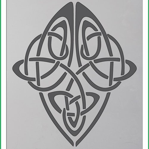 Celtic Knot Cross Print Mylar Stencil 190 Micron Mylar A4 A3 - Etsy UK
