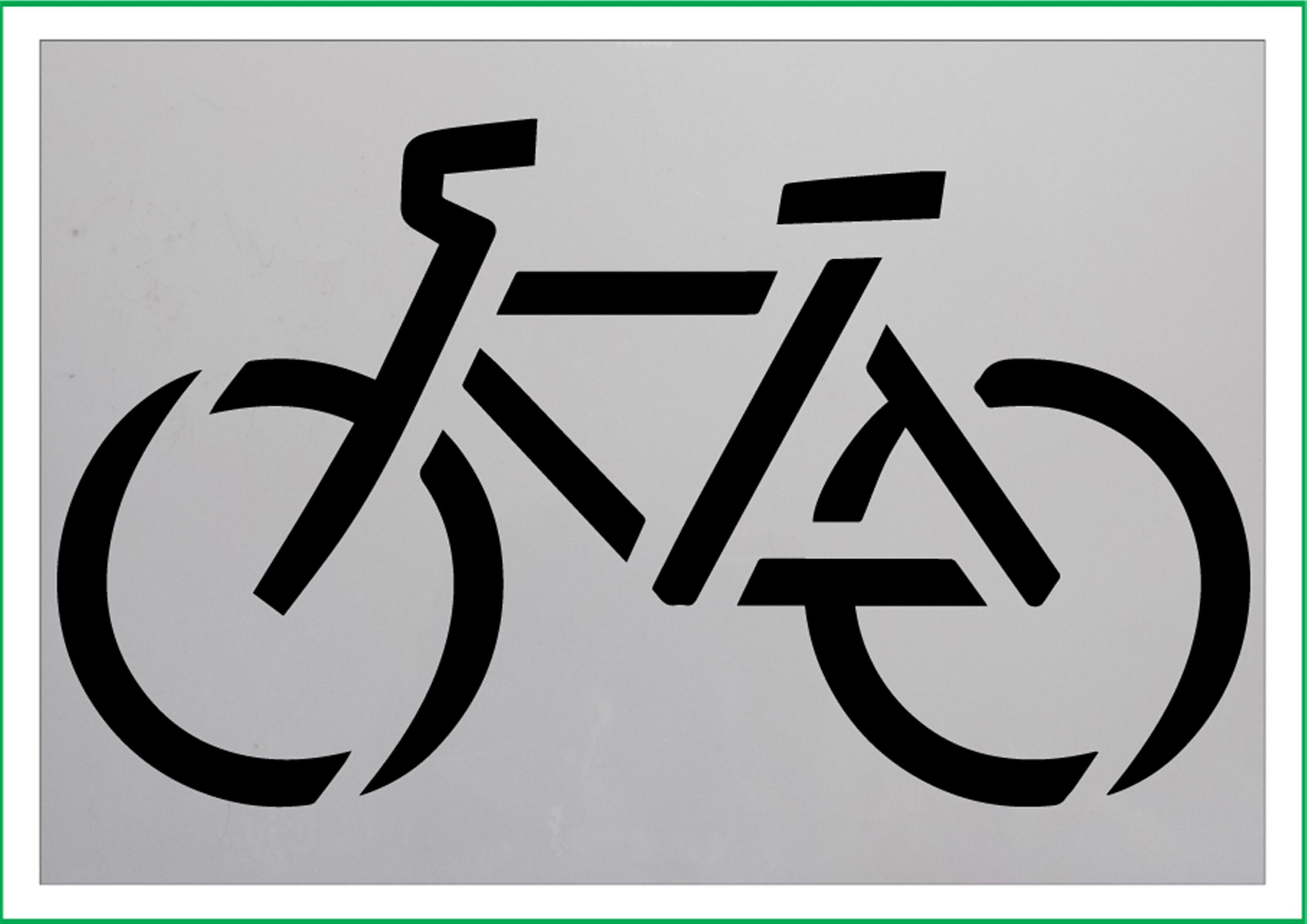 BICICLE BIKE Print Mylar Stencil 190 Micron Mylar A4 A3 A2 Etsy UK