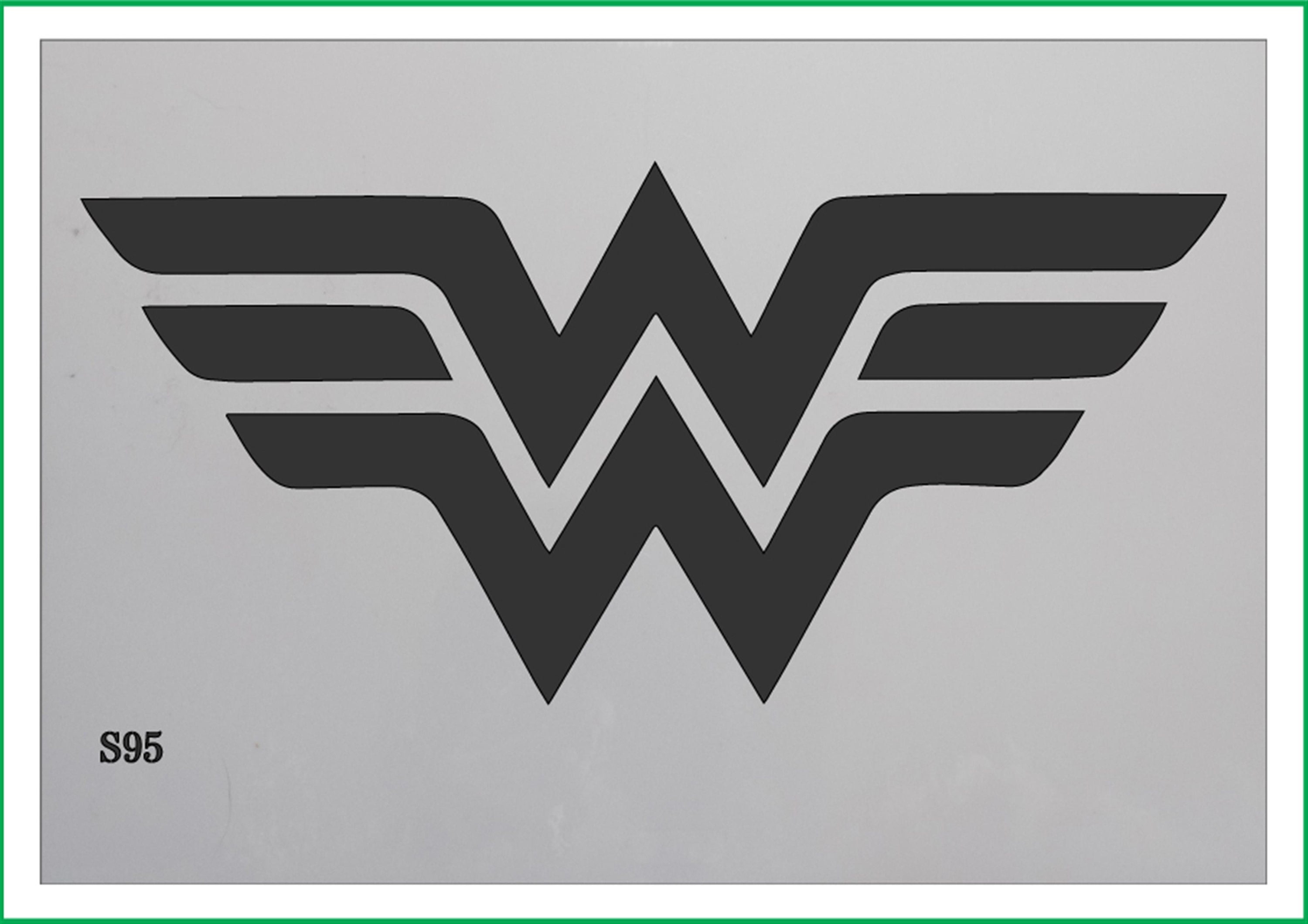 WONDERWOMAN print mylar Stencil 190 micron Mylar A4 A3 A2 A1 | Etsy