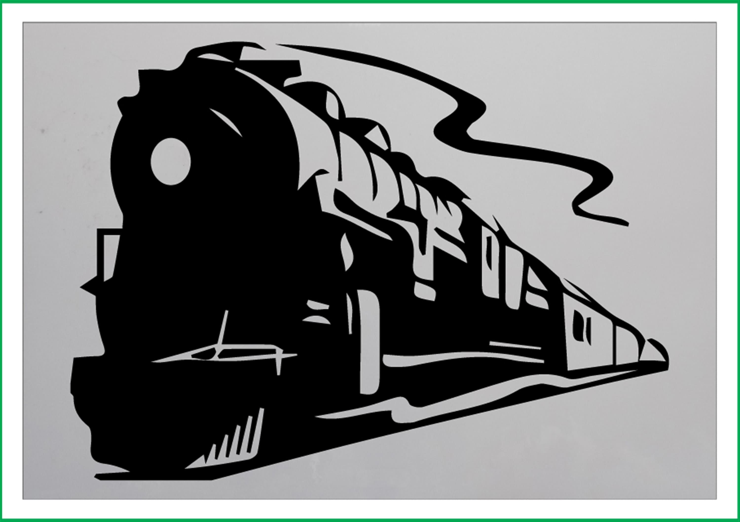 PASSENGER TRAIN print mylar Stencil 190 micron Mylar A4 A3 A2 | Etsy
