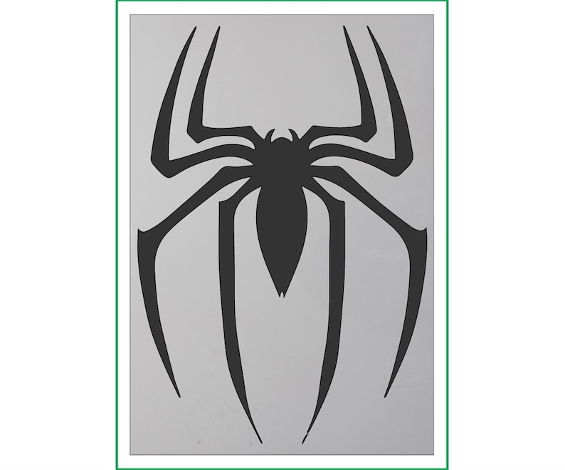 Spiderman symbol print mylar Stencil 190 micron Mylar A4 A3 A2 | Etsy