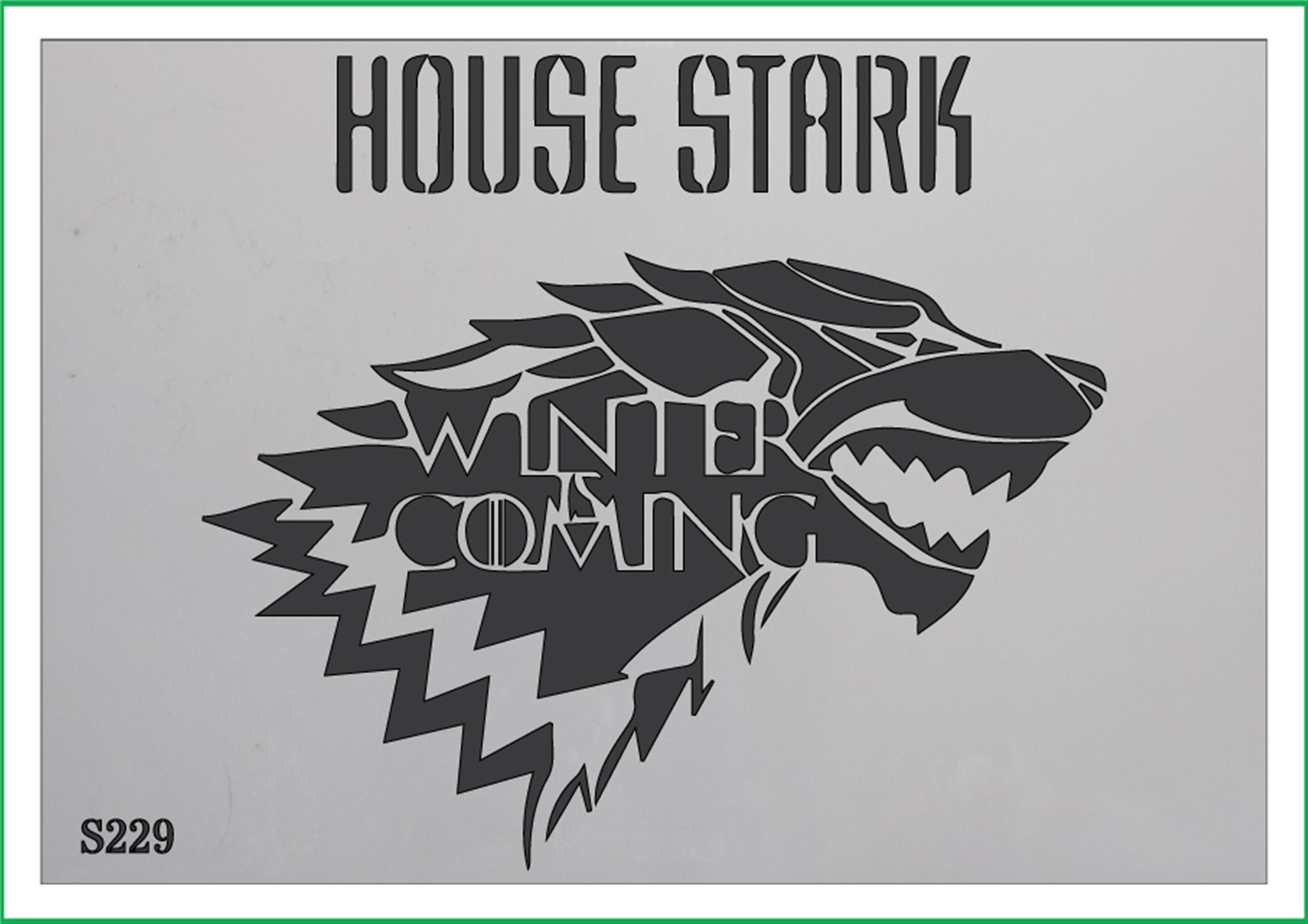 House Stark Stencil house-stark-stencil