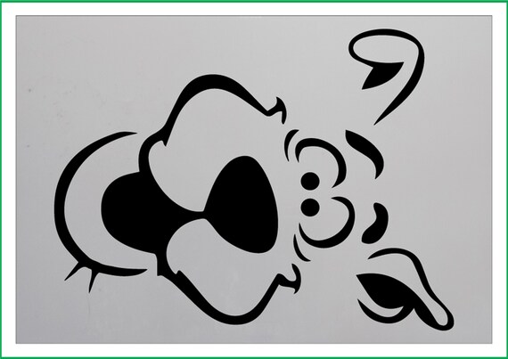 SCOOBY DOO FACE Print Mylar Stencil 190 Micron Mylar A4 A3 | Etsy