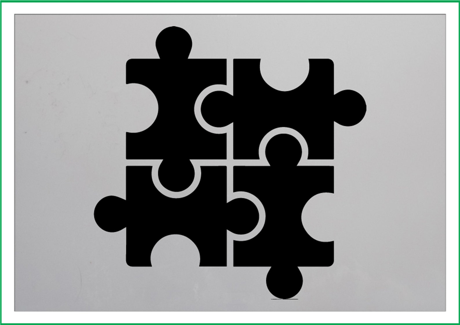 JIGSAW PUZZLE PIECES Print Mylar Stencil 190 Micron Mylar A4 | Etsy