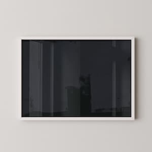 Black and Grey Contemporary Art Poster Available in Large Size, A1 A2 A3 A4 Printable Poster