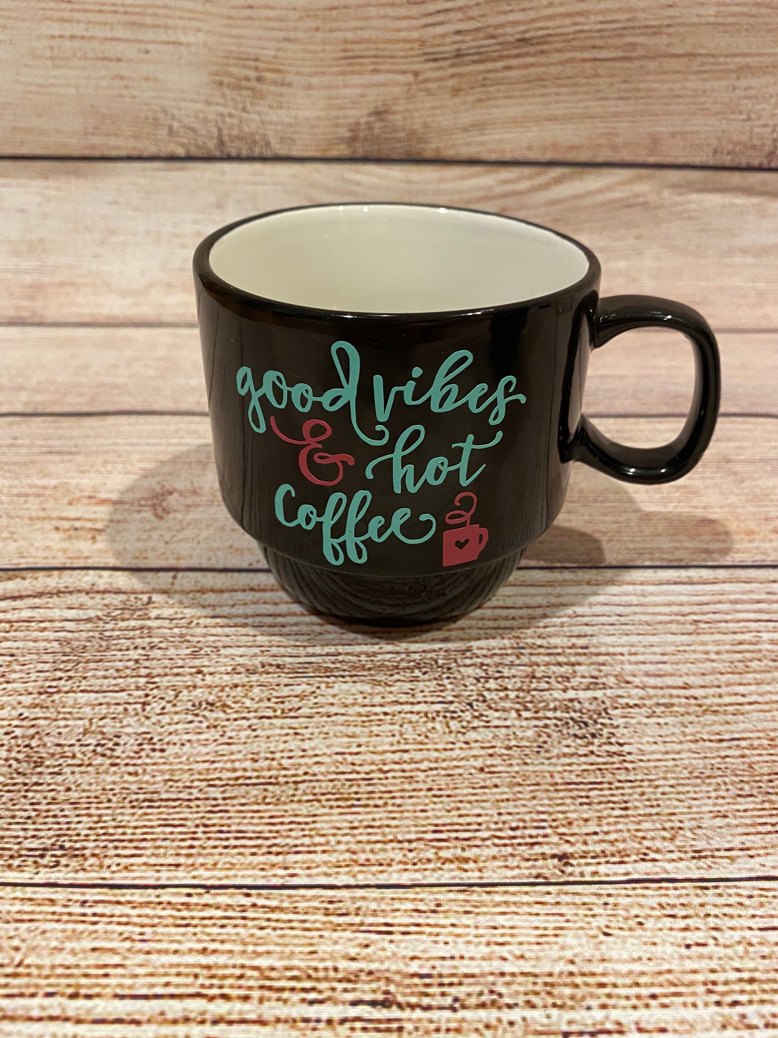 Coffee mug set stacking mugs coffee cups 8 oz stackable Etsy