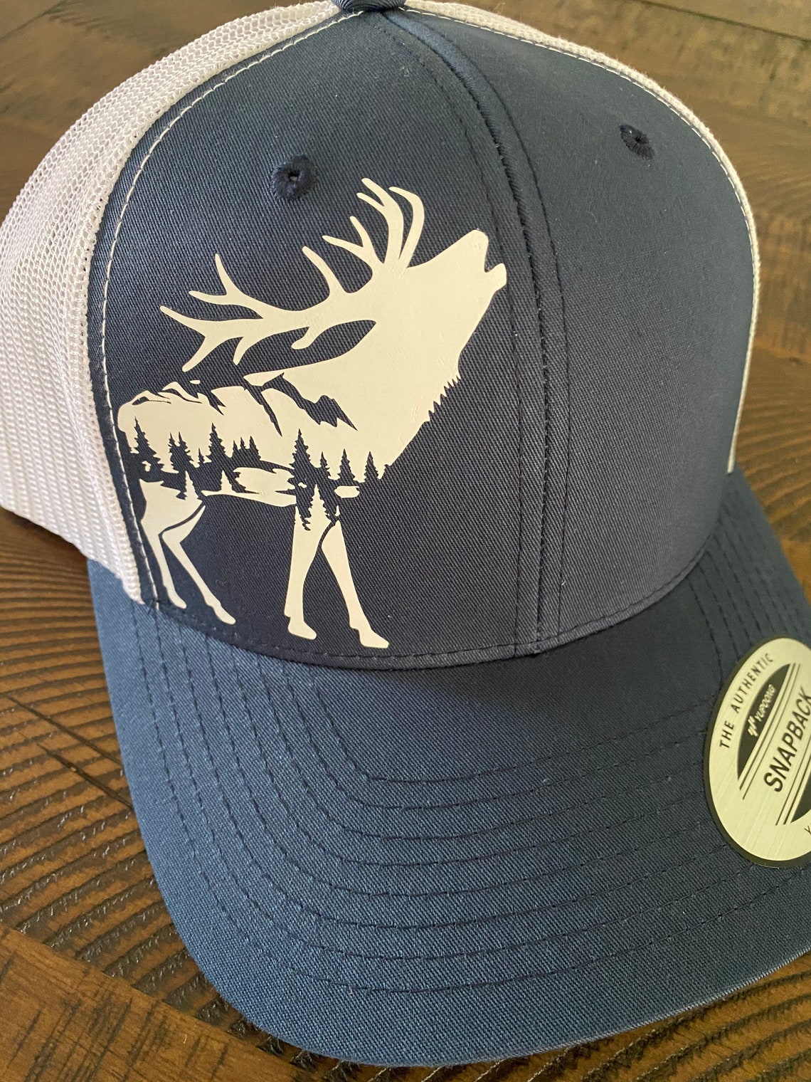 Elk Hat, Snapback Hat, Trucker Hat, Hunting Hats, Men's Hunting Hats