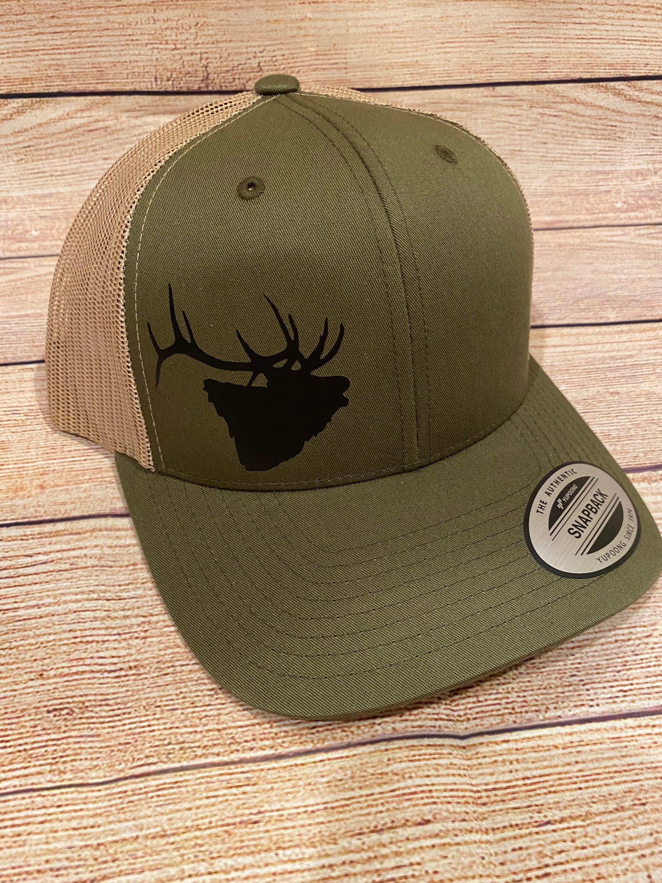 Elk hat elk hunting hat hunting hat elk head hat SnapBack Etsy