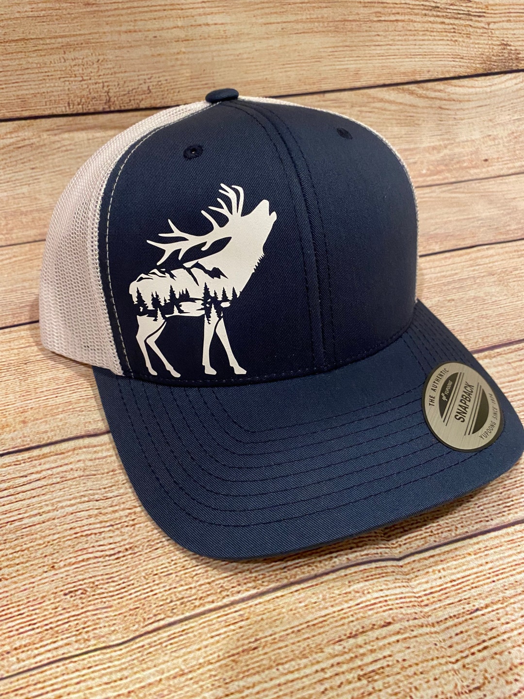 Elk Hat, Snapback Hat, Trucker Hat, Hunting Hats, Men's Hunting Hats, Men's Hats, Men's Elk Hat