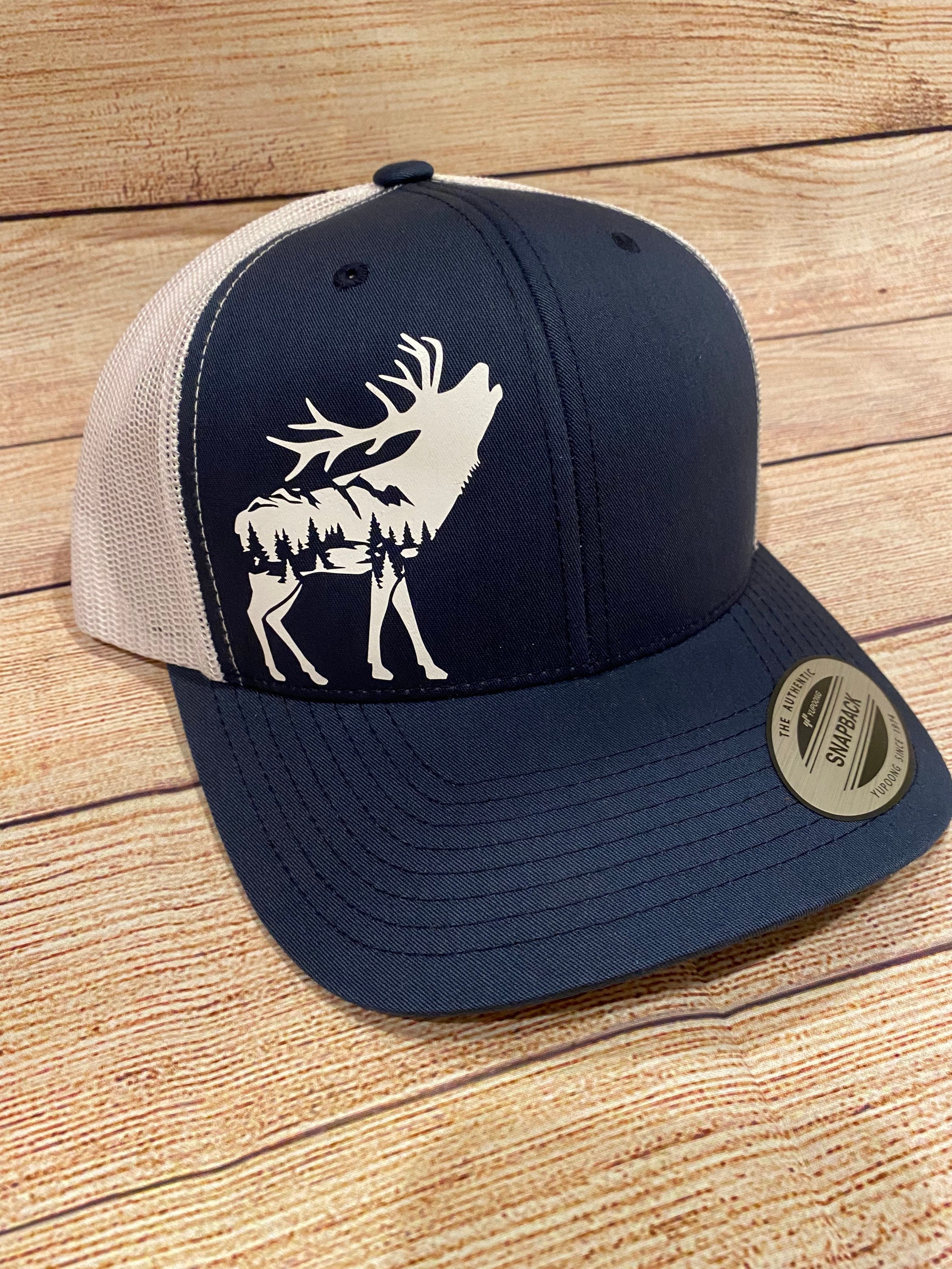 Elk Hat Snapback Hat Trucker Hat Hunting Hats Men's - Etsy UK