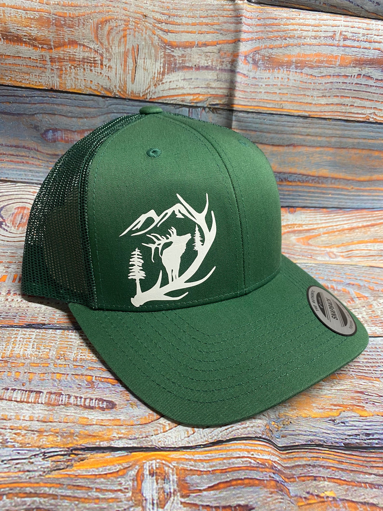 Elk Snapback Hat Elk Hats Elk Hunting Hats Hunting Hats Etsy