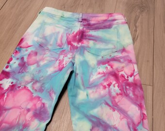 Tie Dye Cropped Pants Women's Size 12