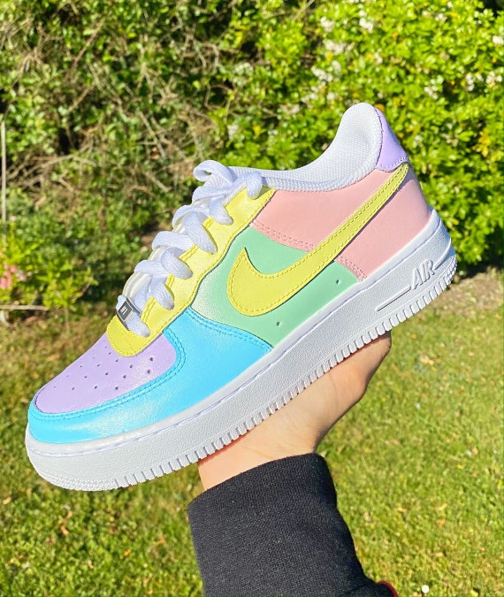 NIKE AF1 Summer Pastel Air Force 1 | Etsy