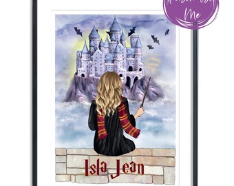Personalised Wizard Print