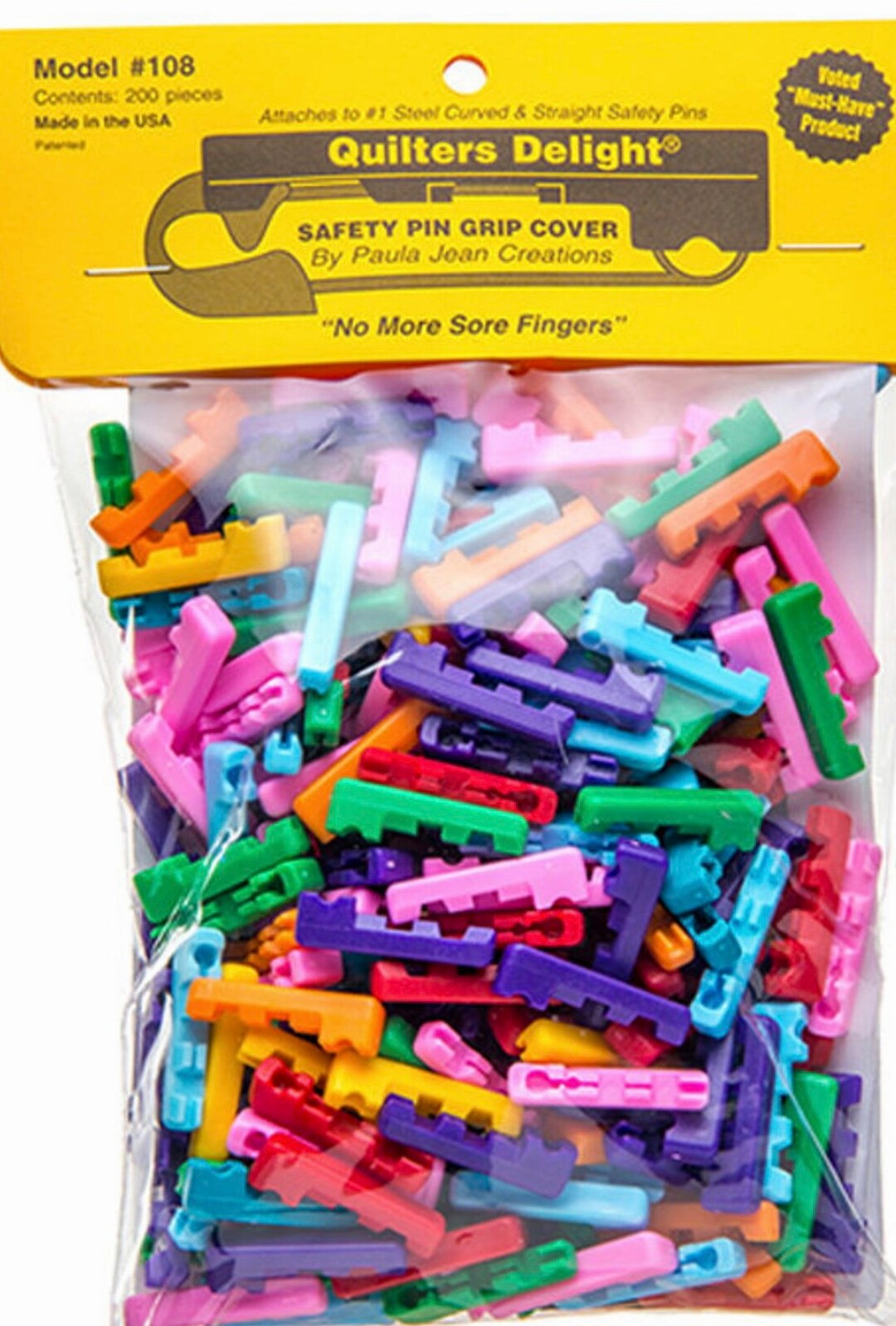 Quilters Delight Safety Pin Covers by Paula Jean Creations Etsy