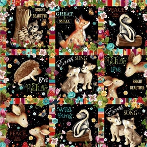 Forest Animal Panel - Etsy