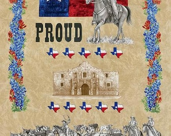 Texas Proud Panel - Alamo Natural