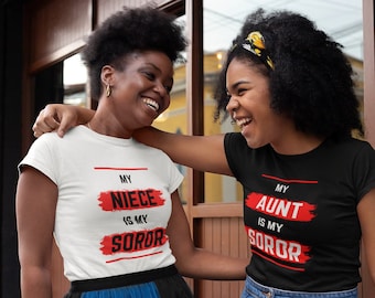 My Mom/Daughter/Aunt/Niece/Cousin/Sister/Grandmother/Granddaughter...Is My Soror Classic Fit Short Sleeve T-Shirt | Delta Sigma Theta | HBCU