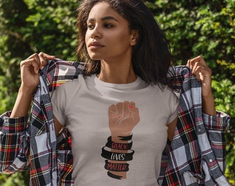 Black Lives Matter Woman's Fist | DELTA Inspired | HBCU Classic T-Shirt