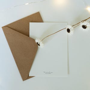 Briefumschlag / Kuvert / Kraftpapier / passend für Klappkarten A6 und Postkarten A6